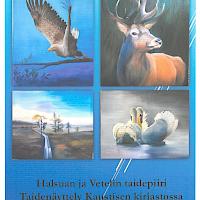 Halsuan ja Vetelin taidepiirin taidenäyttely Kaustisen kirjastossa