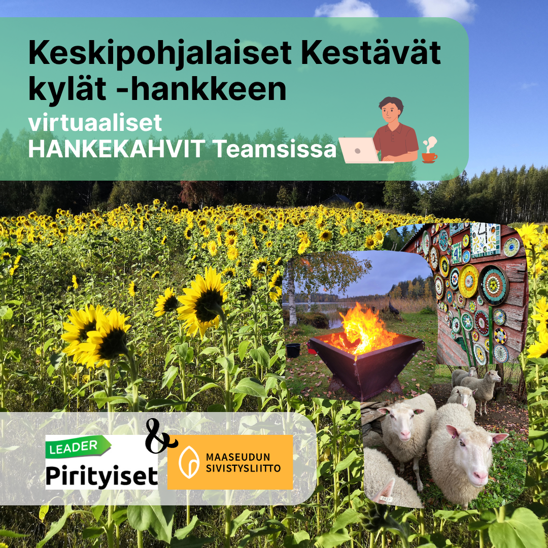 Keskipohjalaiset Kestävät kylät -virtuaaliset hankekahvit