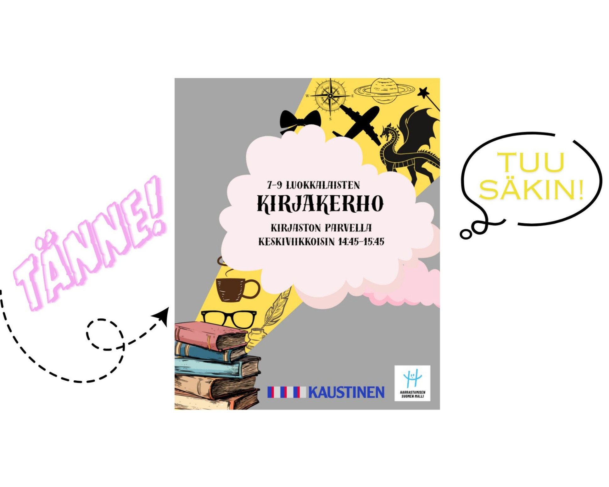 Kirjakerho 7-9 -luokkalaisille