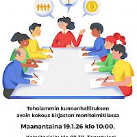 Toholammin kunnanhallituksen avoin kokous