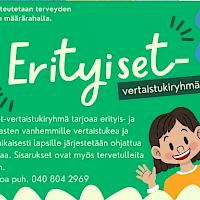 Erityiset-vertaistukiryhmä erityis- ja nepsylasten perheille