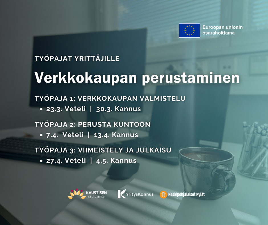 Verkkokaupan perustaminen -työpaja