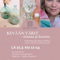 Kevään värit -sinussa ja kotona