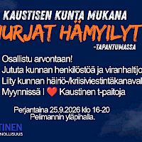 Kaustisen kunta Hurjissa Hämyilyissä 2026